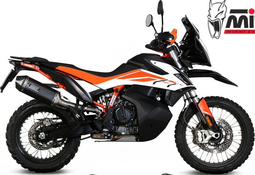 Mivv Exhaust Muffler Speed Edge Black Inox kat KTM 790 ADVENTURE R 2019 > 2020