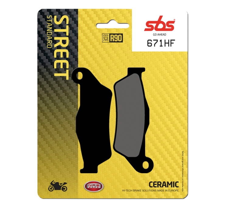 Brake Pads for SHERCO 450 SEF-R 2015-2018 Front Organic Street SBS