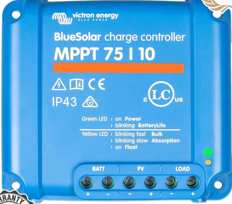 VICTRON ENERGY SOLAR BATTERY CHARGER CONTROLLER MPPT 75/10 12/24V SCC010010050R