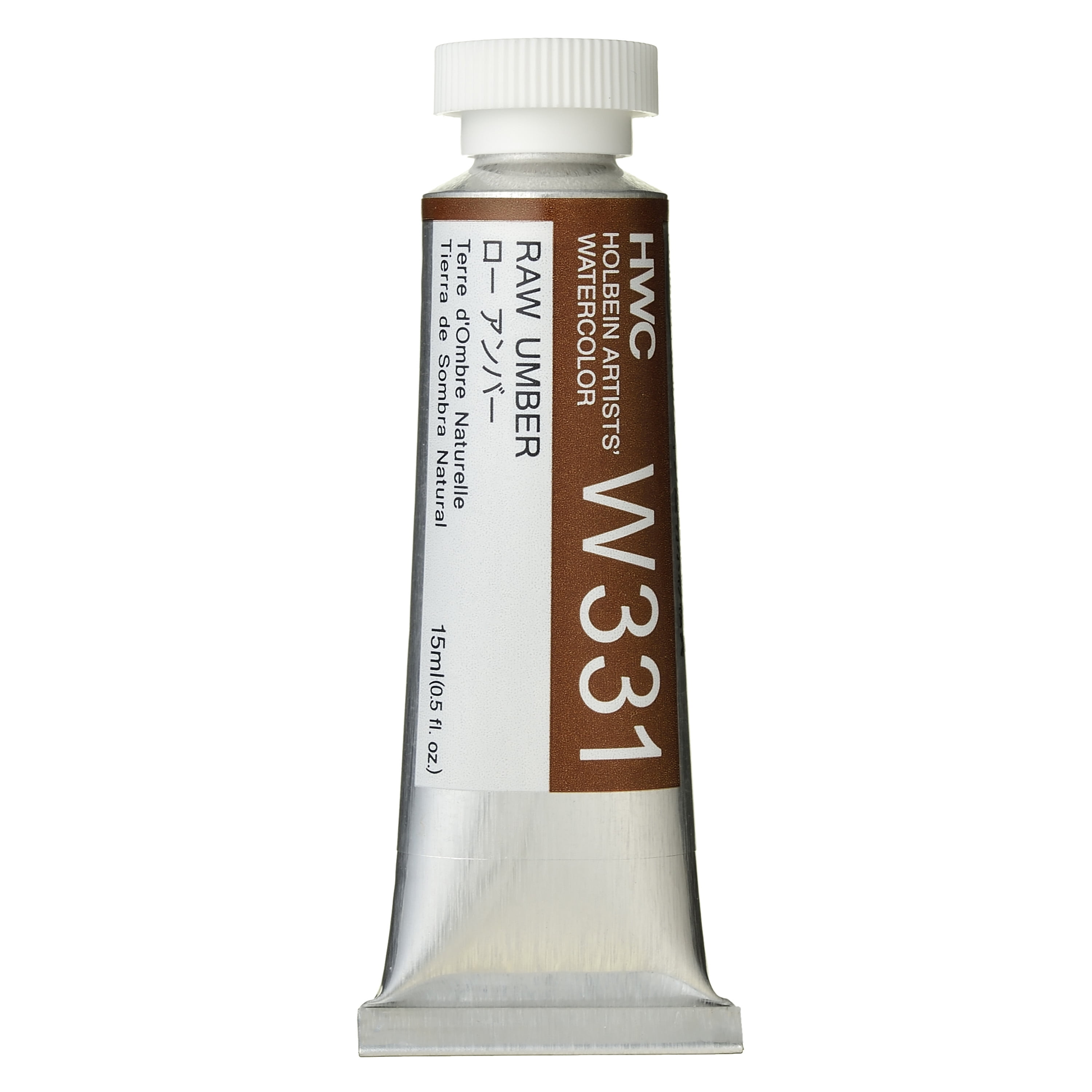 Holbein : Artists' : Watercolour Paint : 15ml : Raw Umber