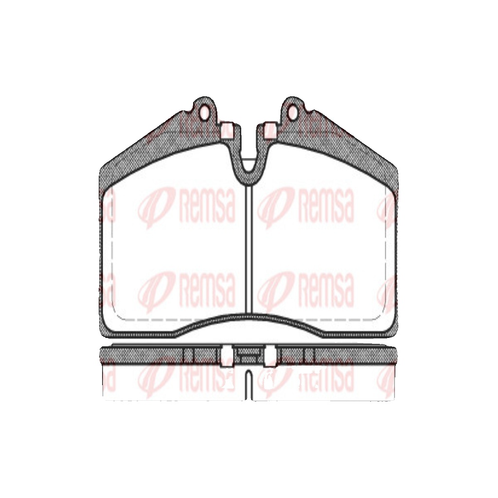 BRAKE PAD SET DISC BRAKE 0288.00 FOR AUDI PORSCHE 911/Targa/Convertible 944 2.2L