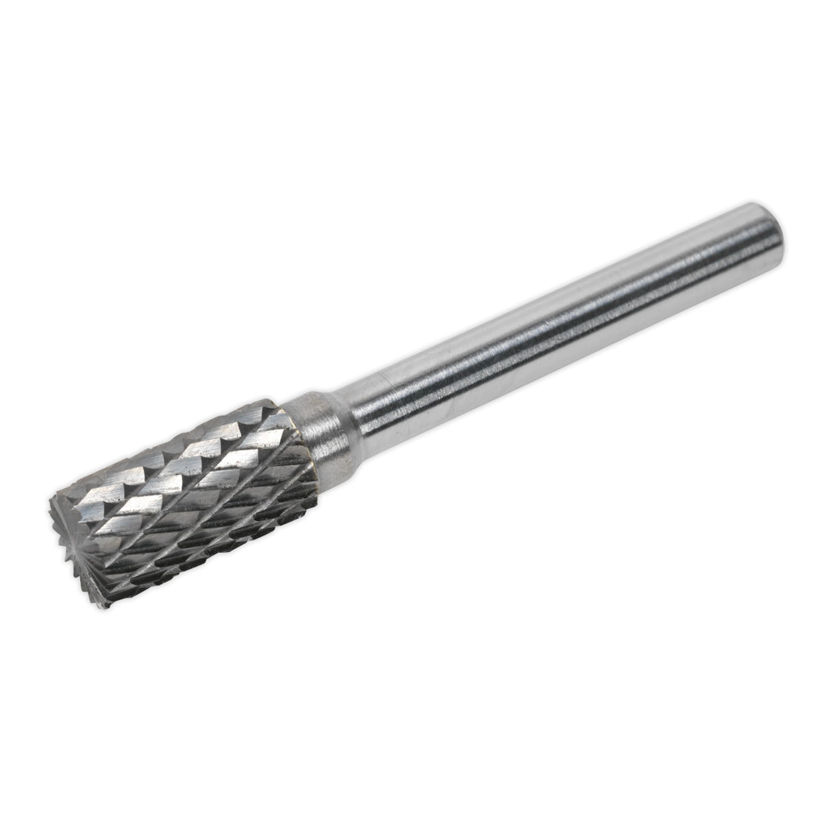 Sealey SDB01 Cylindrical Front End Cut Tungsten Carbide Rotary Burr 10mm