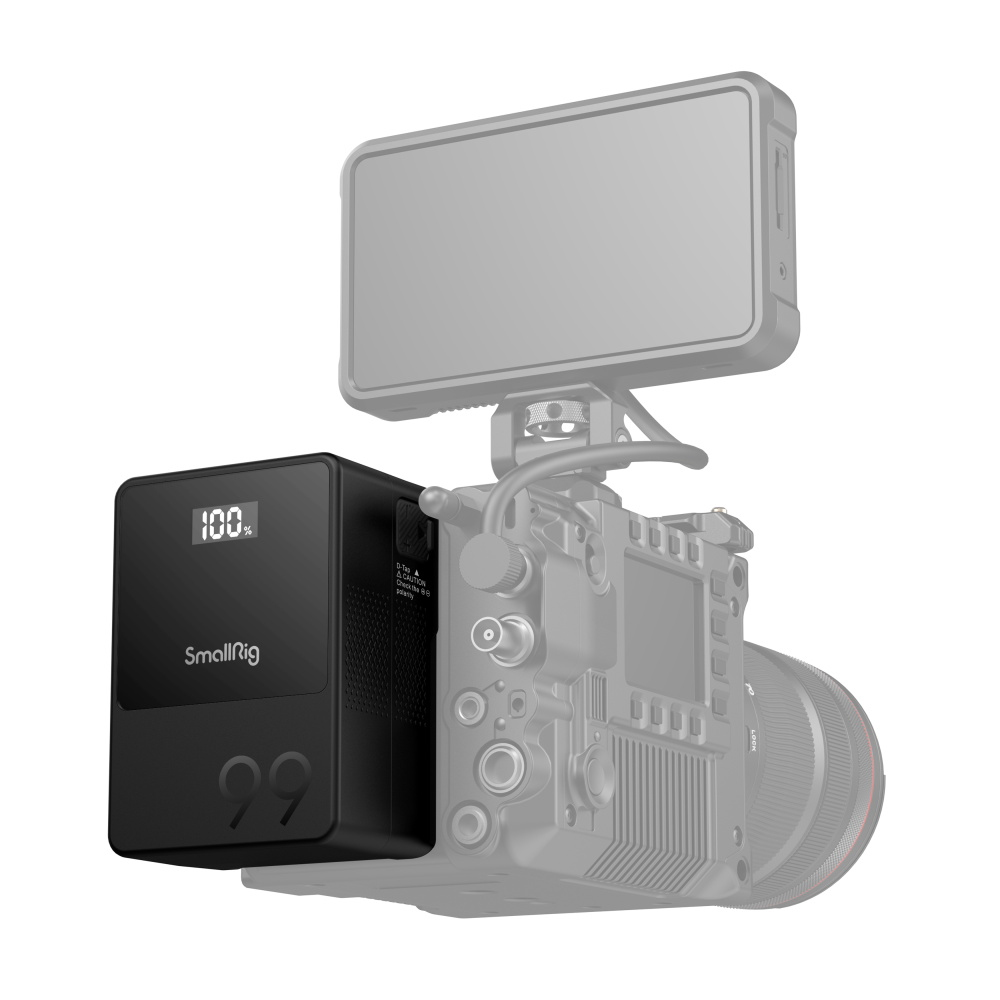 SmallRig Camera V Mount Battery 6700mAh 99Wh 14.8V, PD USB-C Fast Charger 4292 - Image 2