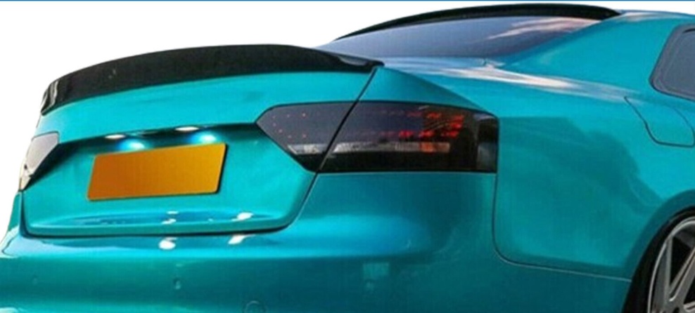 Rear Trunk Boot Lip Spoiler Sport Gloss Fits Audi A5 B8 8T3 Coupe 2007-2016