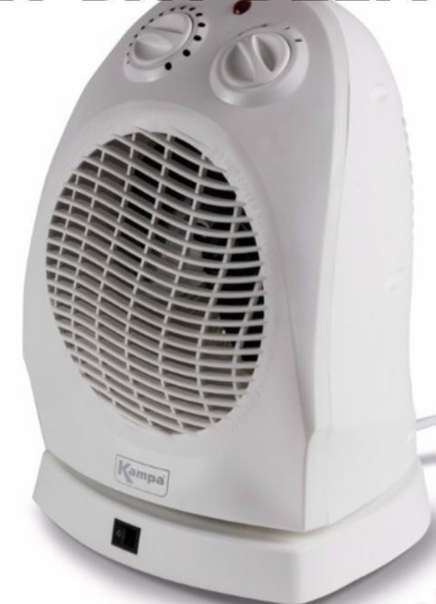 NEW KAMPA MISTRAL CARAVAN CAMPER MOTORHOME LOW WATT WATTAGE CAMPING FAN HEATER