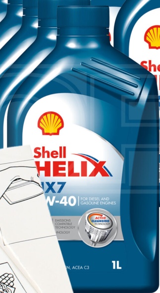 Car Engine Oil Service Kit 14 LITRES Shell Helix HX7 ECT 5W-40 5W40 C3 14L