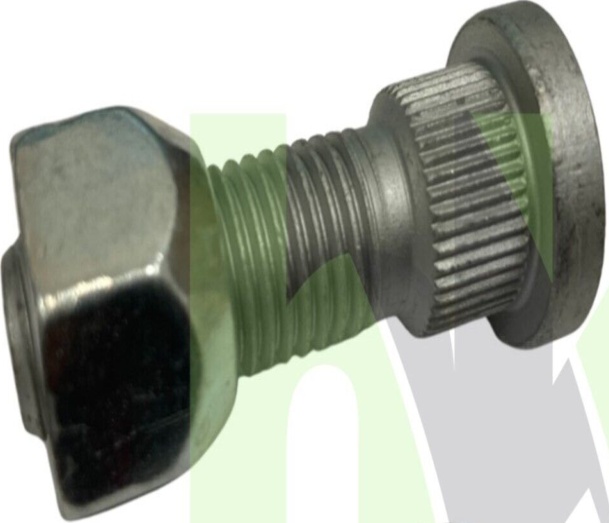 2 x M12 Wheel Studs and Nuts, 12mm x 1.5mm pitch, Trailers, Trailer, Maypole