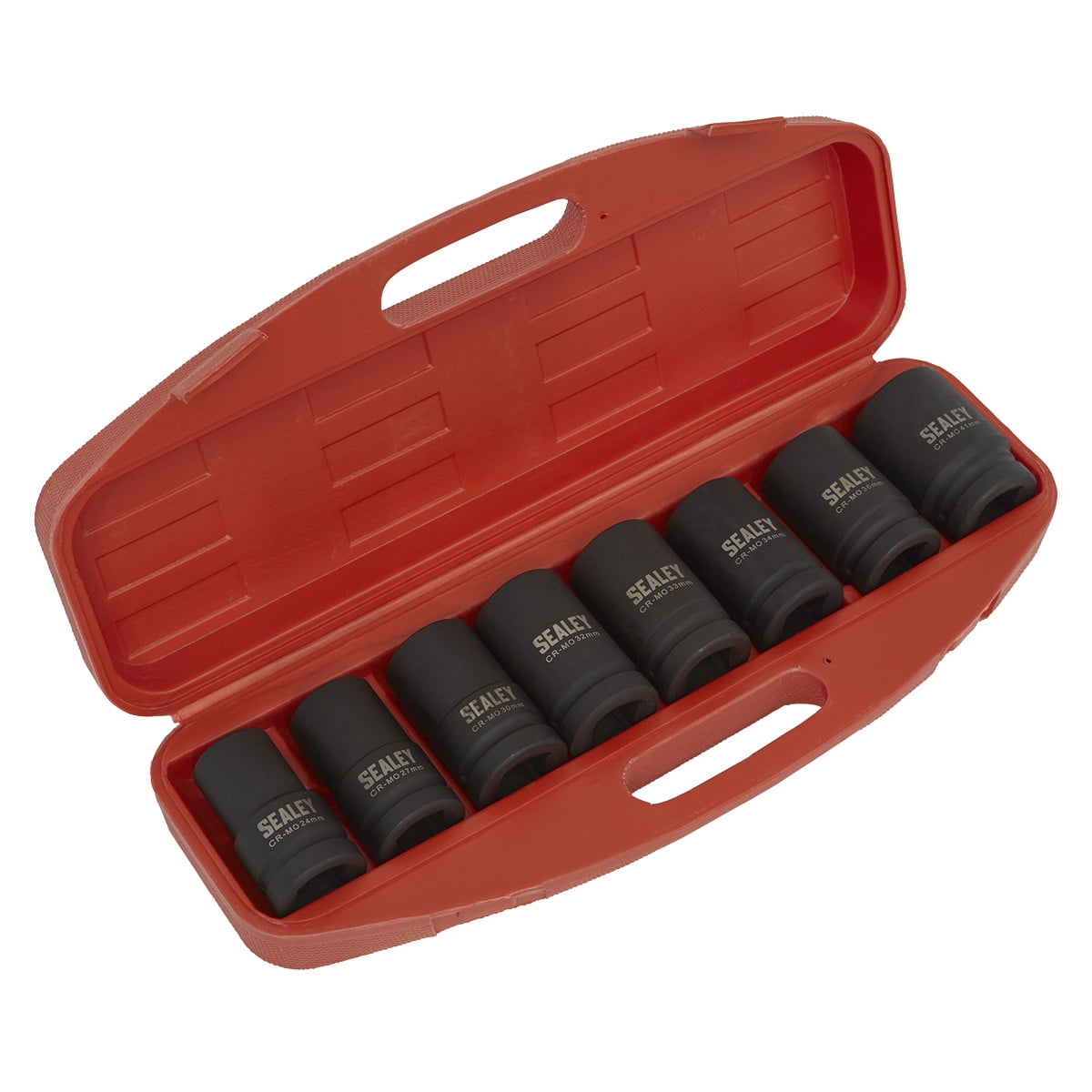 Sealey AK888M Premier Deep Impact Socket Set 1""Sq Drive 8pc