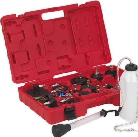 Sealey VS0204 Pneumatic Brake & Clutch Pressure Bleeder Kit