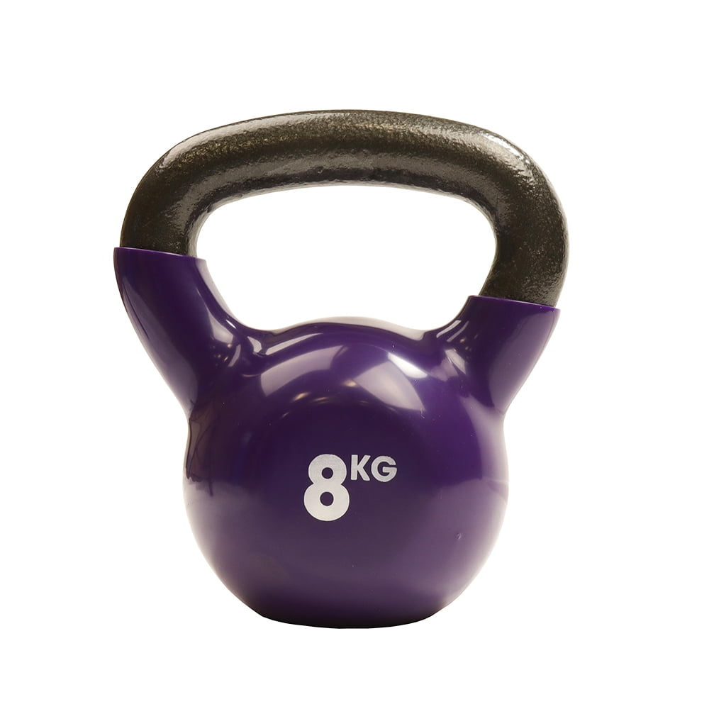 Fitness Mad Kettle Bell - Purple - Cast Iron