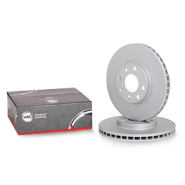 2X Original A.B.S. Brake Disc 16952 For Chevrolet Opel