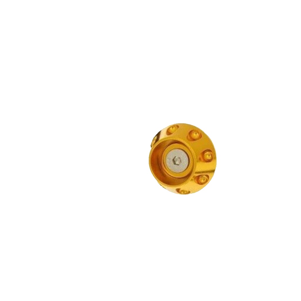 Free Shipping Universal Gold Aluminum Handlebar Weights V Parts For Motorcycle