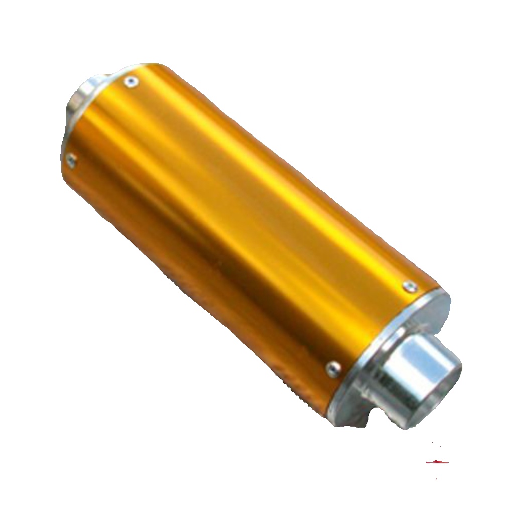 GOLD BIG BORE PIT DIRT BIKE EXHAUST MUFFLER 50cc 110cc 125cc PITBIKE