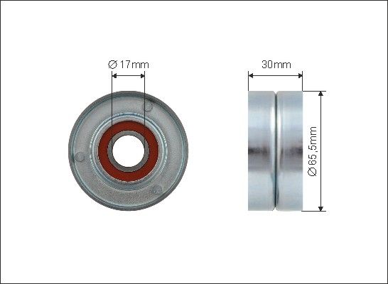 TENSIONER PULLEY VRIBBED BELT 500186 FOR MERCEDES-BENZ C-CLASS/T-Model GLE/SUV