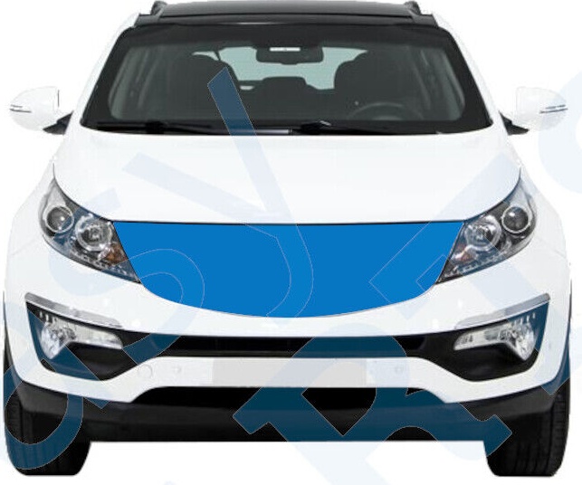 KIA SPORTAGE 2014- FRONT GRILLE CENTER AIR INTAKE CHROME