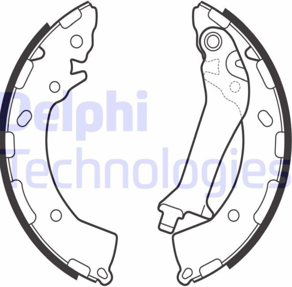 Fits DELPHI LOCKHEED HAMULCE LS2150 BRAKE SHOES.   ⭐UK Stock⭐