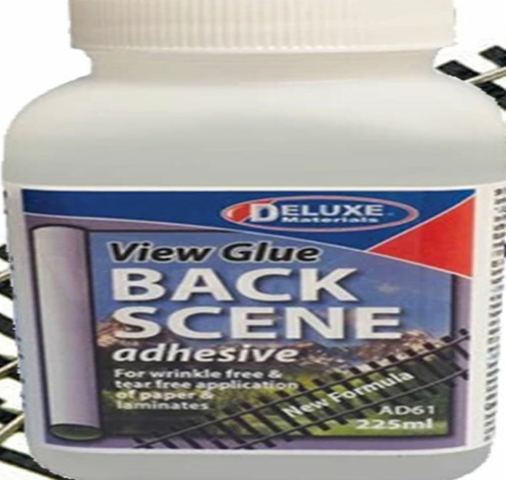 Back Scene Adhesive VIEW GLUE 225ml Dioramas Layout Scenes AD61 Deluxe Materials