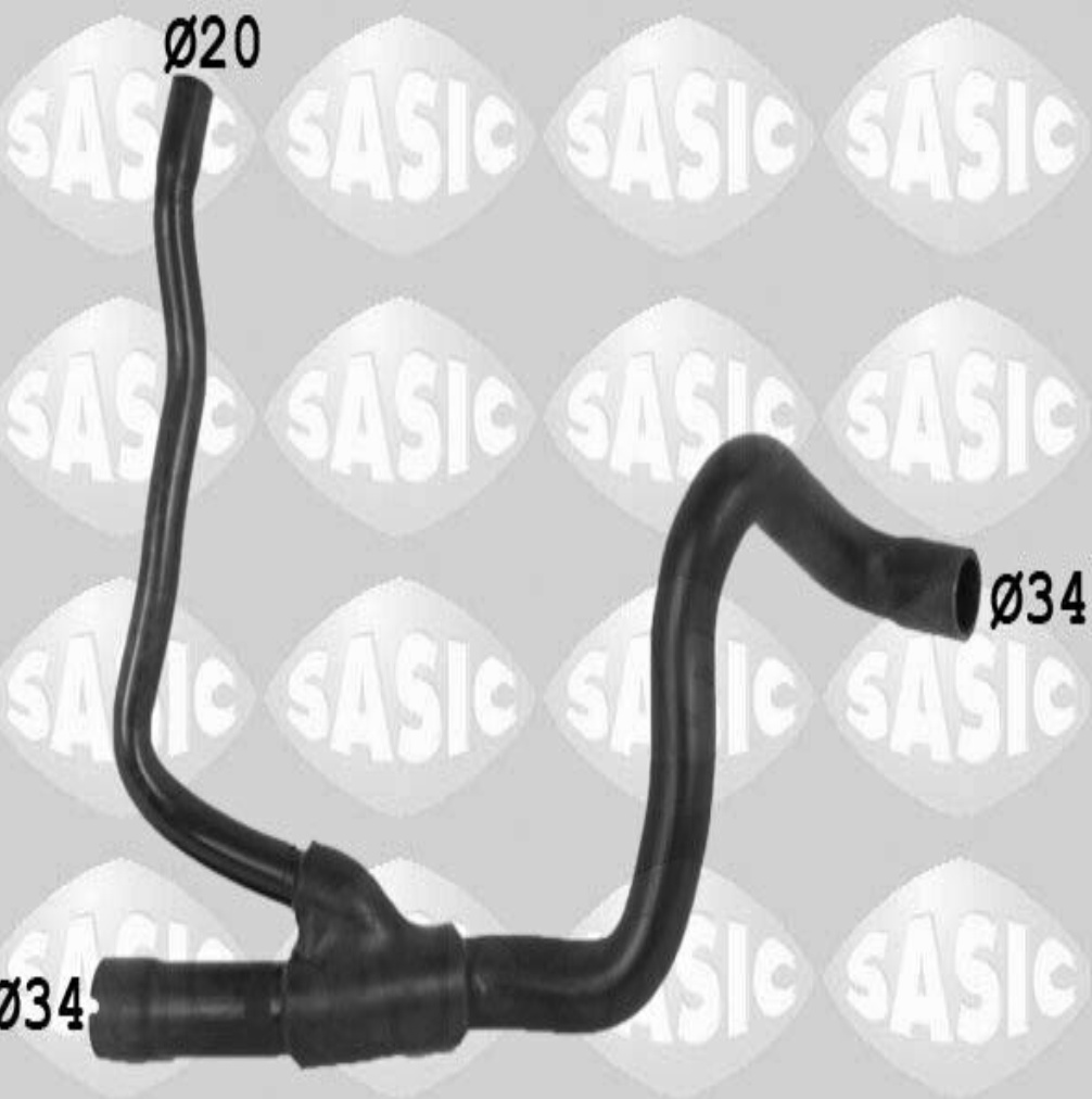 Lower SASIC 3406343 Radiator Hose for OPEL