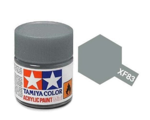 TAMIYA Acrylic Paint 10ml - XF-83 RAF Medium Sea Grey 2 - Model Paint Humbrol