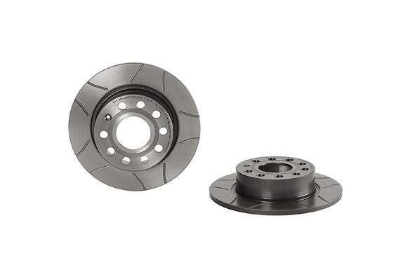 2x Brake Discs Pair Rear 253mm 08.9502.75 Brembo Set 1K0615601AB 1K0615601K New
