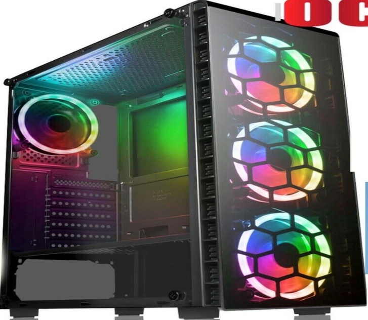 AMD Ryzen 3200G Quad Core 120GB Gaming Desktop Radeon HD PC 8GB  Windows 11 GB
