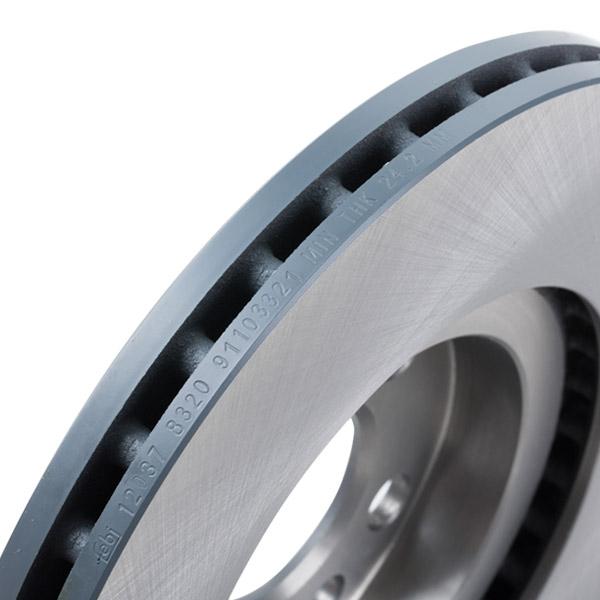 FEBI BILSTEIN 12037 Brake Disc Front Fits Citroen Dispatch Synergie Fiat Peugeot