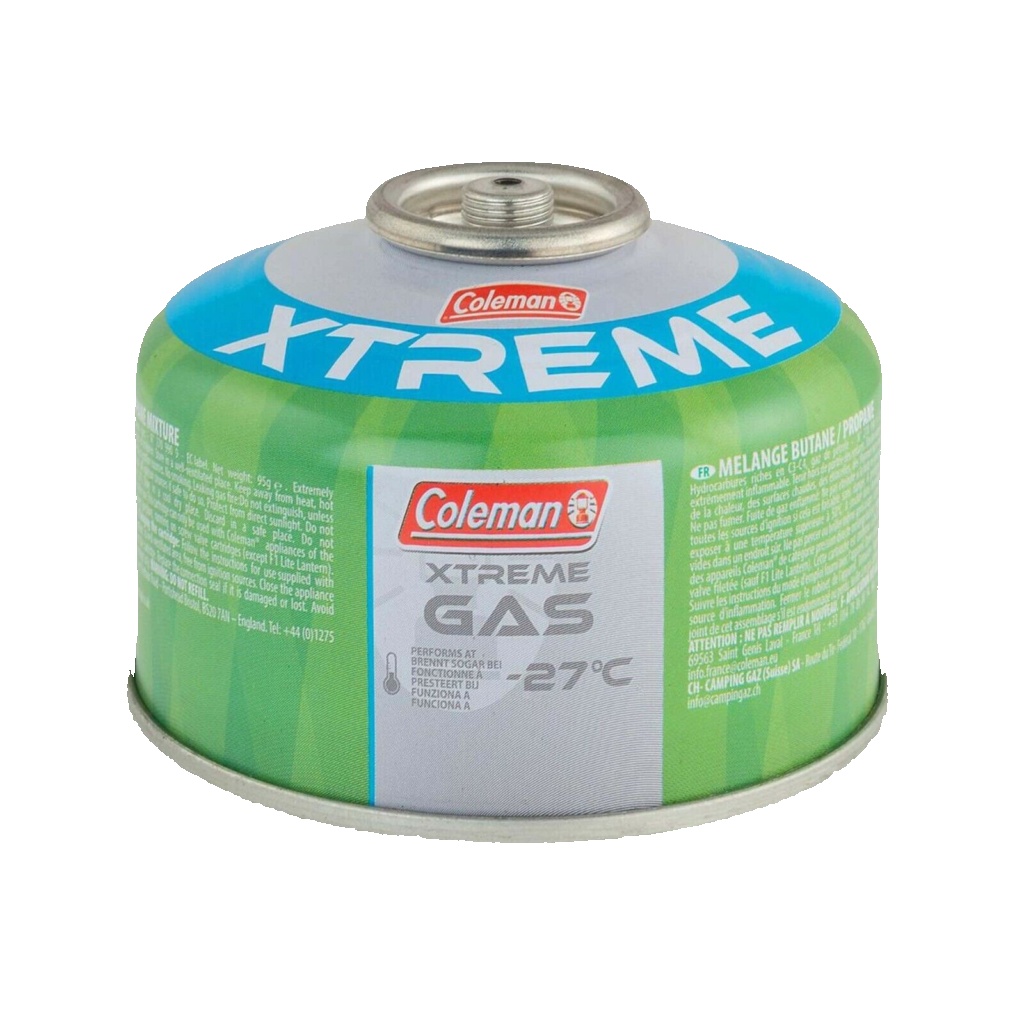 Coleman Xtreme C100 Gas Cartridge Lightweight Hiking Camping Low Temperatures