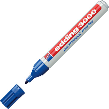 Edding 3000 permanent marker Blue 10 pc(s)