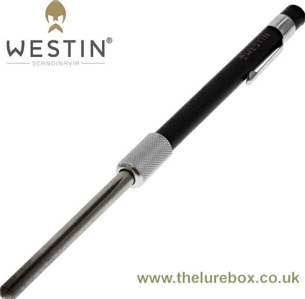 Westin Diamond Pen Hook Sharpener - Pike Perch Bass Trout Salmon Fly Sea Fishing