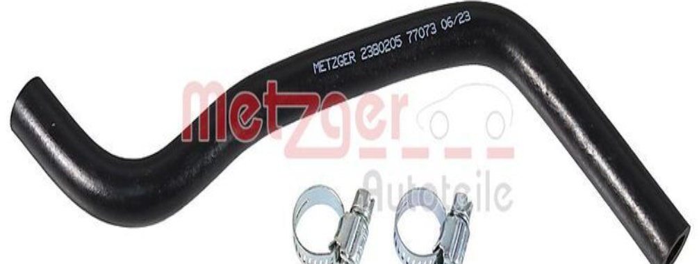 Cylinder Head Cover METZGER 2380205 Hose, cylinder head cover ventilation for SE