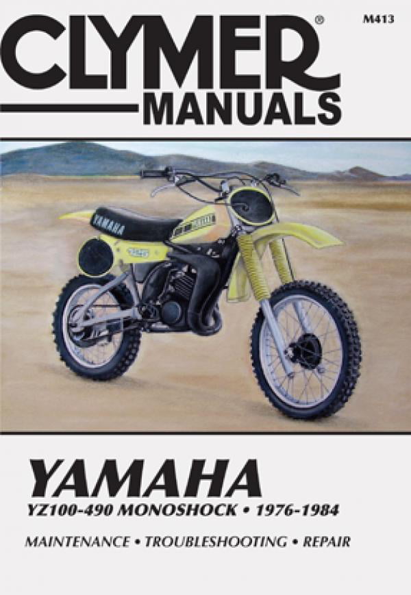 Yamaha YZ100-490 Monoshock Motorcycle (1976-1984) Service Rep... - 9780892873296