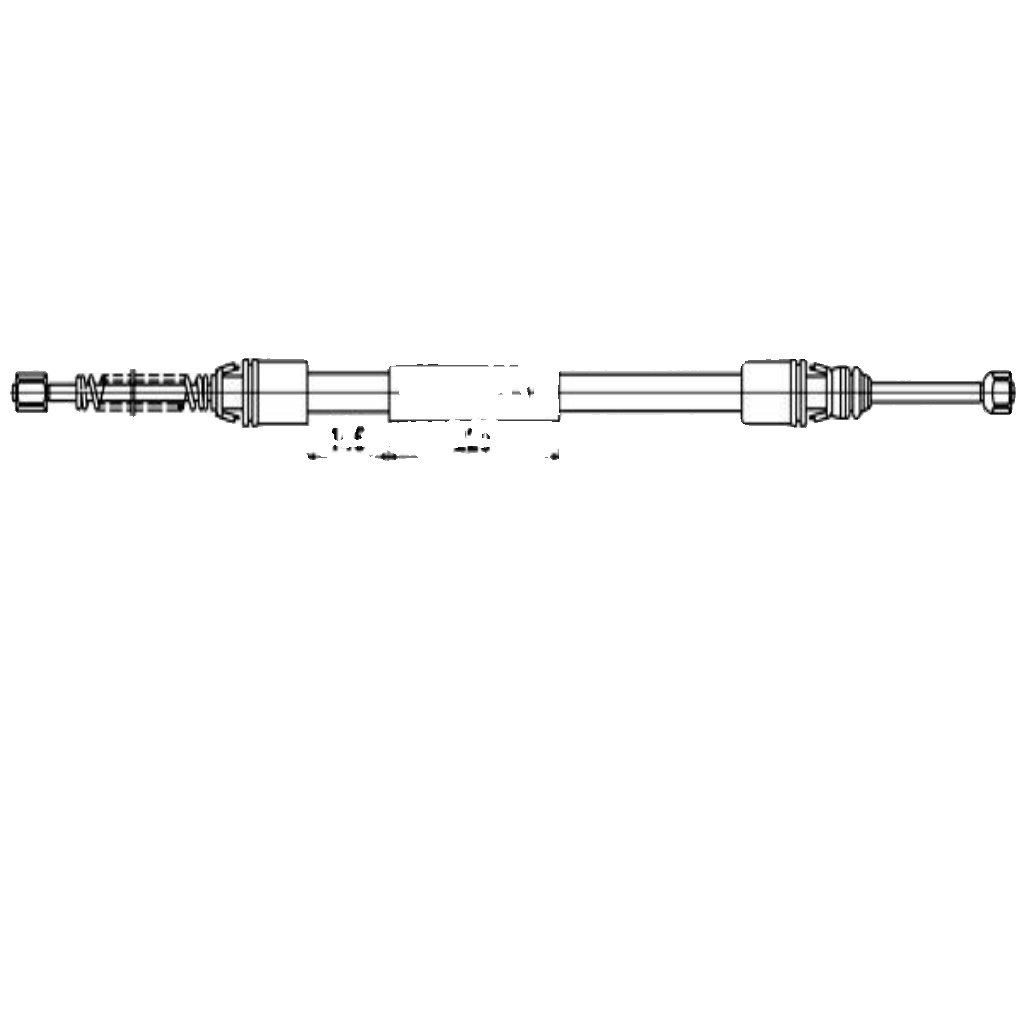 ATE 24.3727-0816.2 Cable, parking brake for CITROËN,PEUGEOT