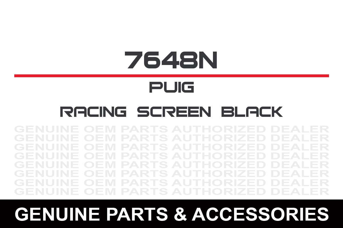 PUIG WINDSHIELD BLACK 7648N YAMAHA YZF-R1M 1000 2017 / 2019