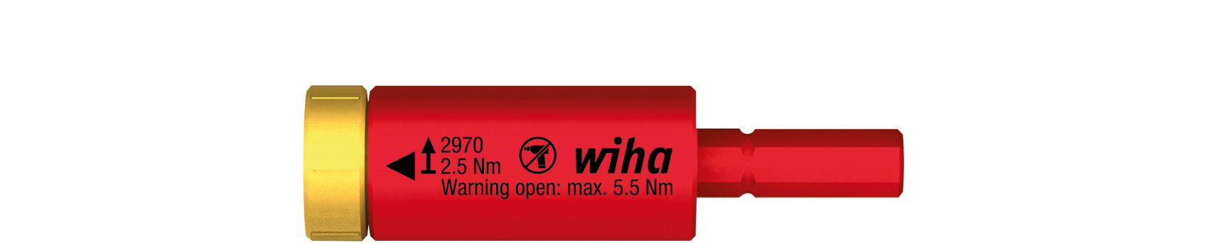 Wiha 41343 EasyTorque Electric Torque Adapter for SlimBits and SlimVario Holder