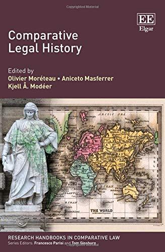 Comparative Legal History Moréteau Masferrer Modéer Hardback Edward Elgar