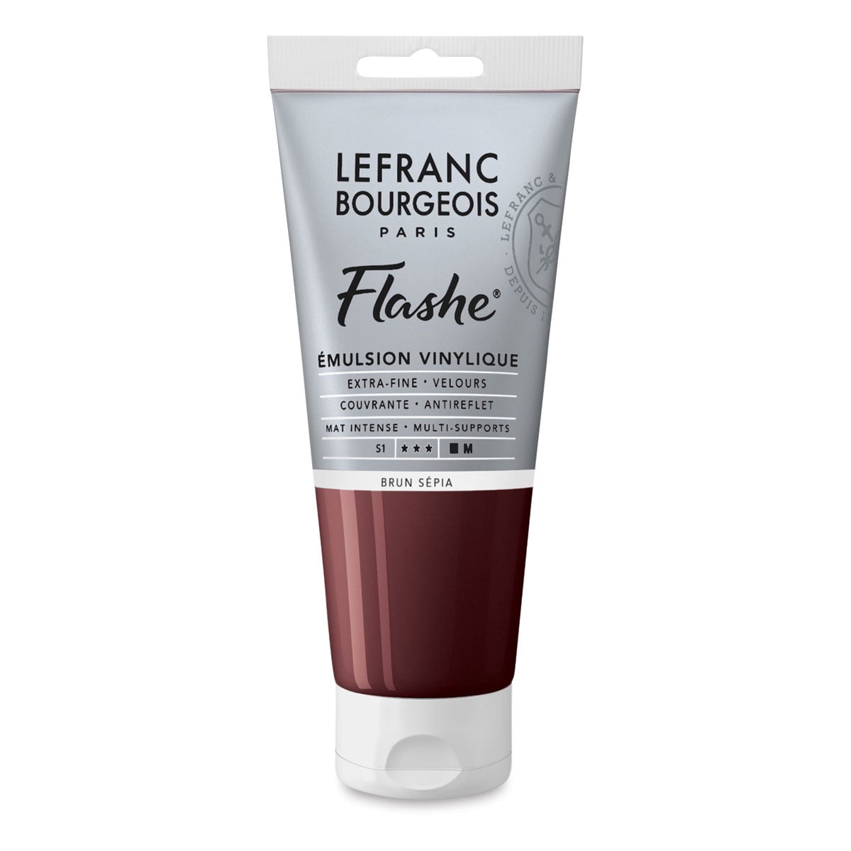 Lefranc & Bourgeois Flashe Vinyl Emulsion Paint 80ml Sepia Brown 107 Art Pain...