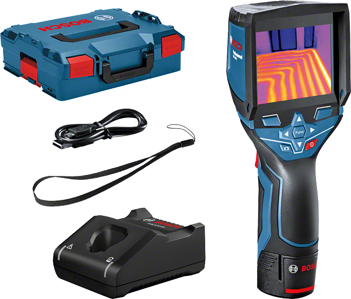 Bosch GTC 400 C 12v Thermal Imaging Camera 1 x 2ah Li-ion Battery Charger Case - Image 3