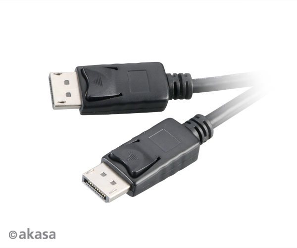 Akasa AK-CBDP01-20BK DisplayPort to DisplayPort Cable 2M
