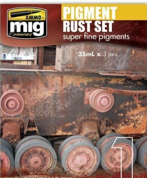 Ammo RUSTY VEHICLES ENAMEL WEATHERING SET Paint Modelling  By Mig Jimenez MIG740