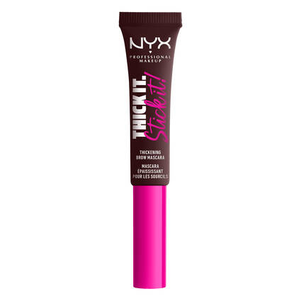 NYX Professional Makeup Eyebrow Gel Thick It, Stick It! 16H Wear, Espresso | Tints and Thickens, 16hr Wear, Vegan Formula, Ultra Buildable, Thickening Brow Mascara, Natural - Image 11