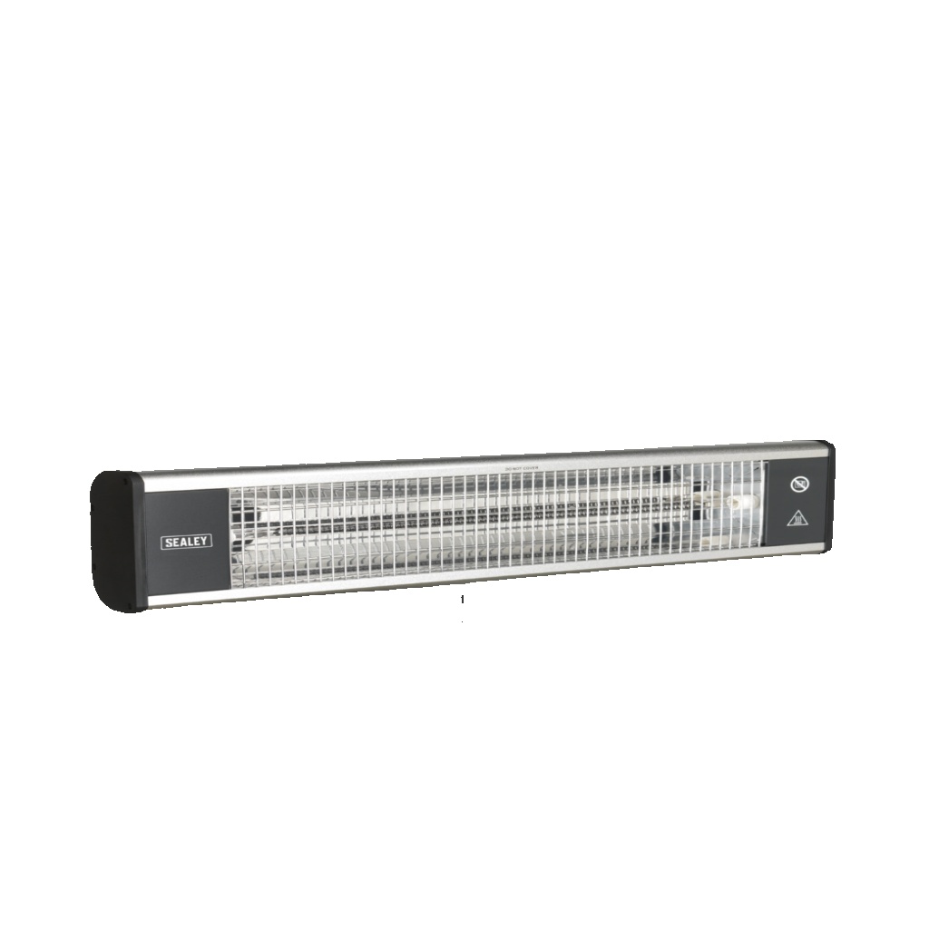 Sealey IWMH1809R High Efficiency Carbon Fibre Infrared Wall Heater 1800W/230V