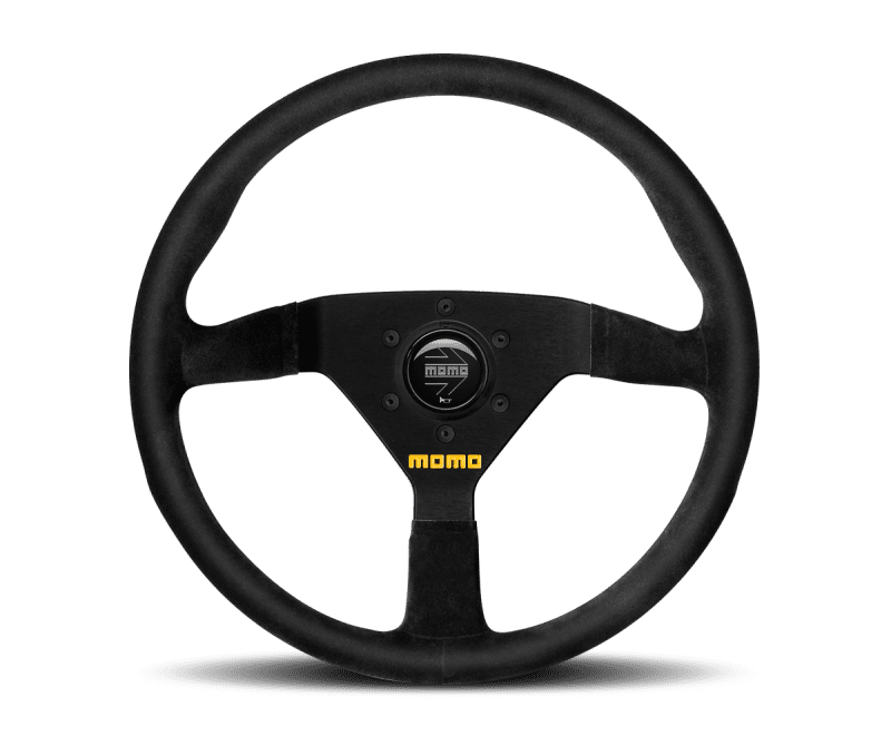 Momo Model 78 320mm Suede Steering Wheel in Black - Motorsport / Competition