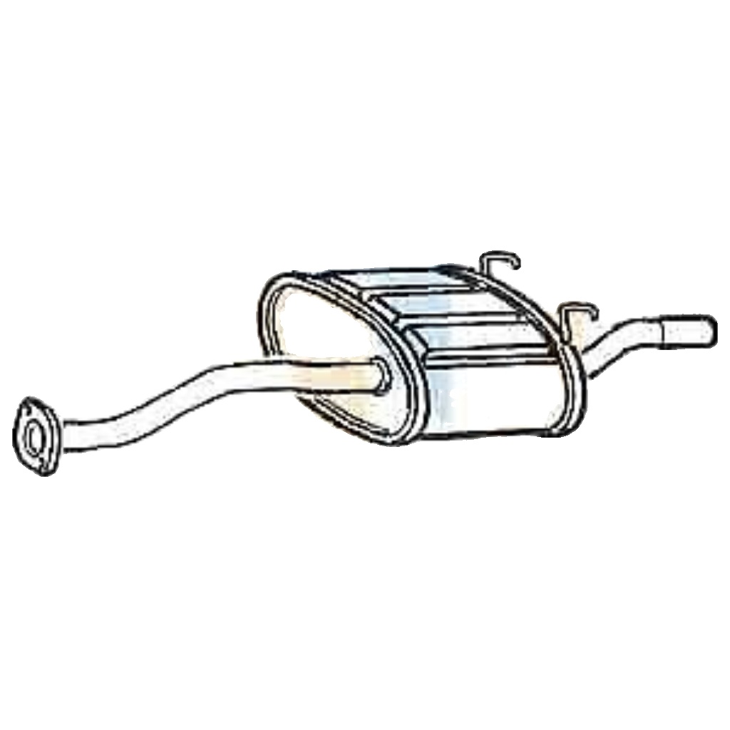 Klarius HA168C Exhaust Rear Box Civic 1.5 91-96