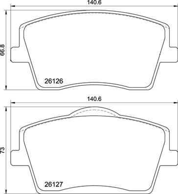Fits BREMBO KLOCKI SZCZEKI CYLINDERKI P 86 031 BRAKE PADS FRONT ⭐UK Stock⭐ - Image 7