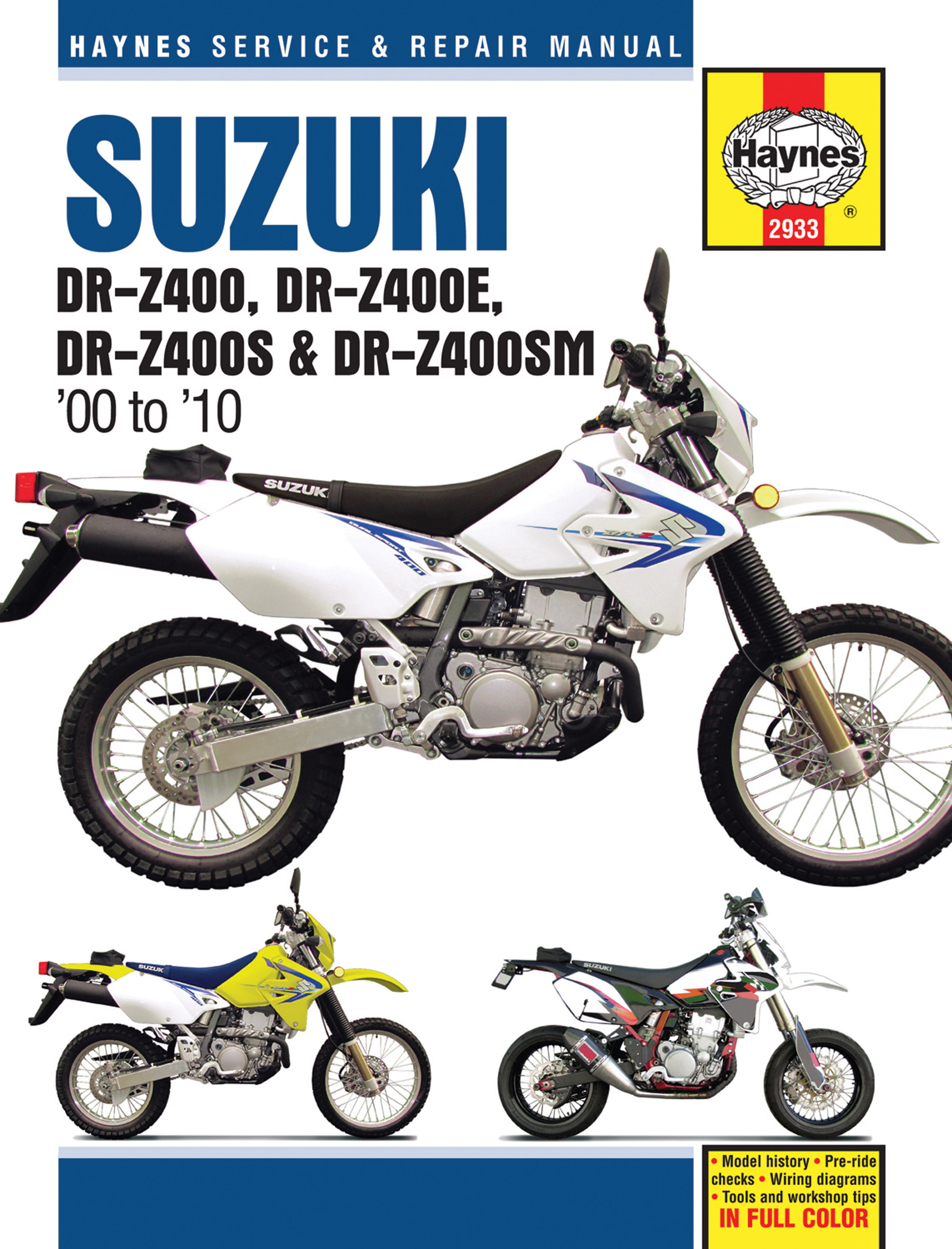 Suzuki Dr-Z400, Dr-Z400e, Dr-Z400s & Dr-Z400sm (00 To 10) Haynes Publishing - Image 2
