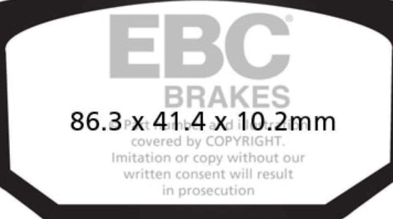 EBC Double-H Sintered REAR Brake Pads FA174HH Honda CBR600F ABS  2011 2014 2013