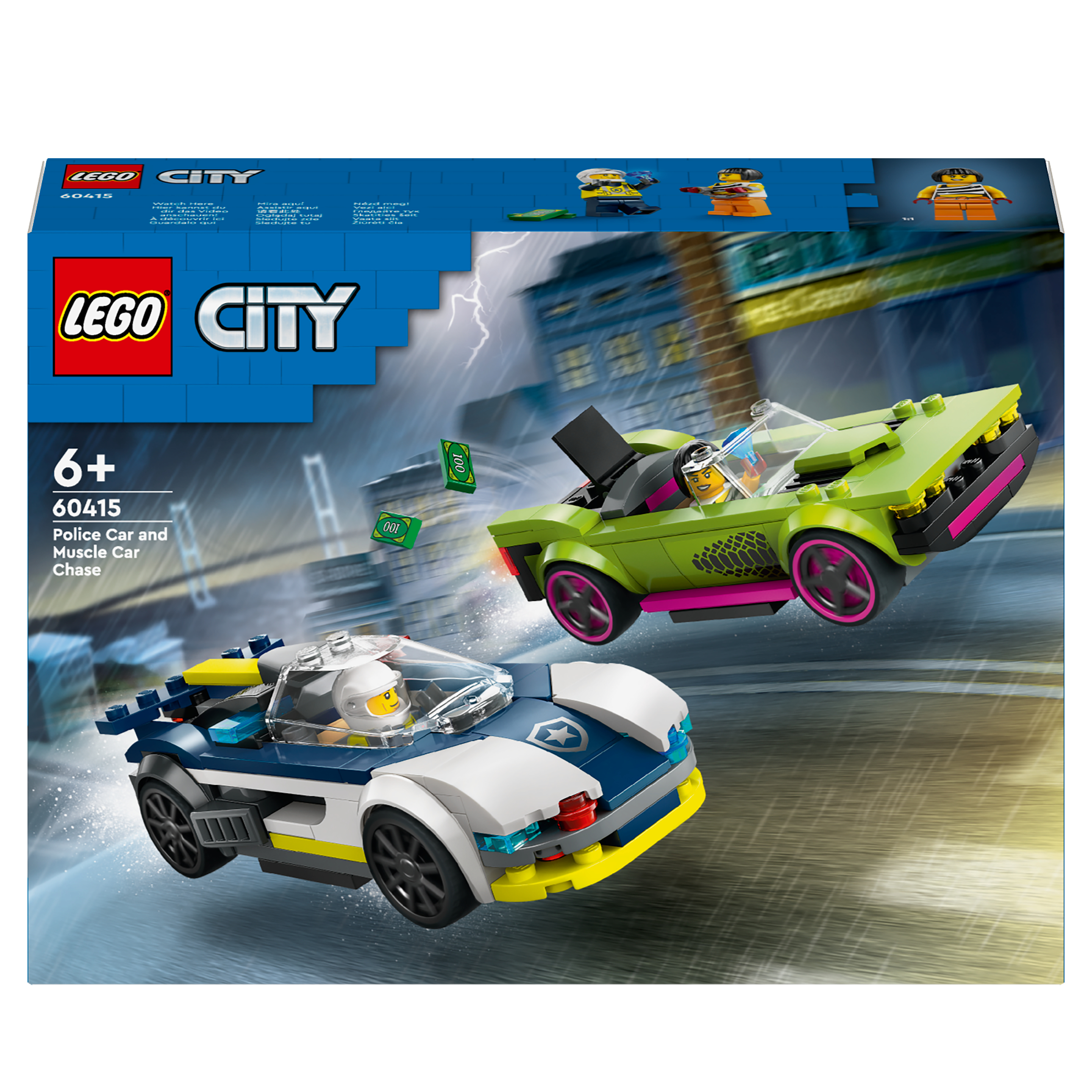 Lego Boys City 60415 Police Car And Muscle Car Chase - Image 3