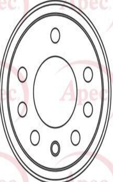 Apec Brake Disc Front Single 569004 9191247 93171500 5028906085780 DSK2178