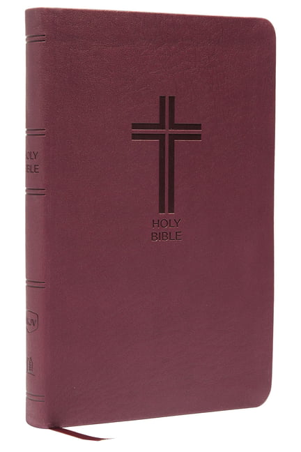 NKJV, Value Thinline Bible, Burgundy Leathersoft, Red Letter,... - 9780718075446