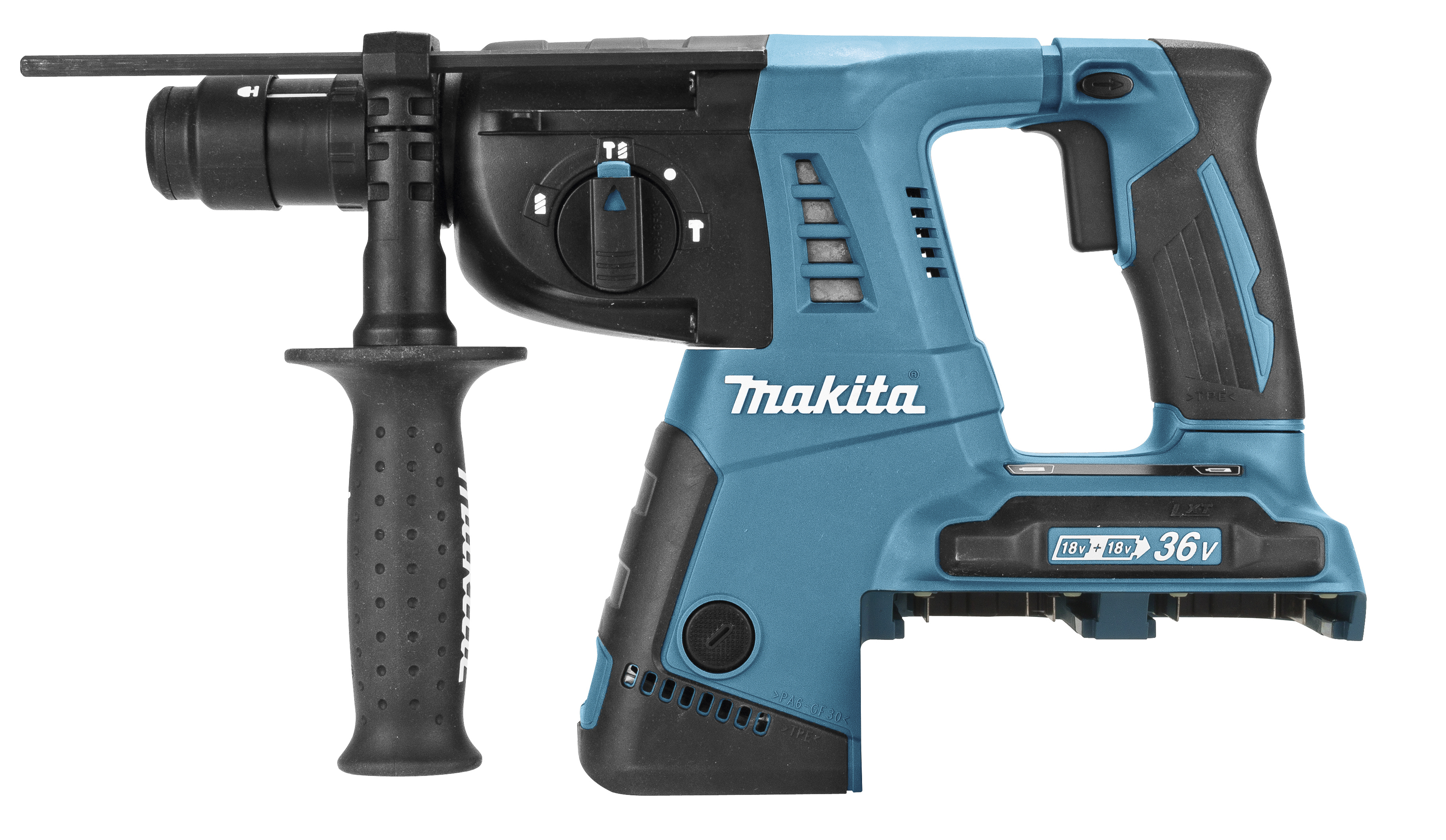 Makita DHR264ZJ 18V/ 36V SDS Plus Hammer Drill With Makpac Type 4 Connector Case